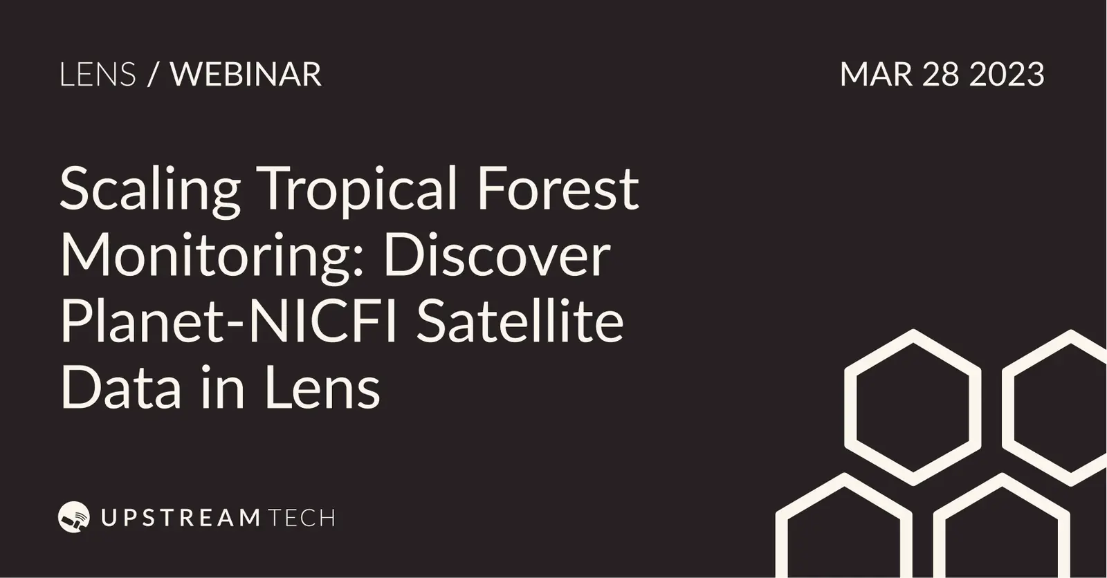 Scaling tropical forest monitoring: discover Planet-NICFI satellite data available via Lens