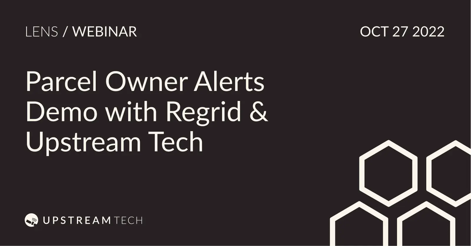 Parcel Owner Alerts demo with Regrid & Upstream Tech