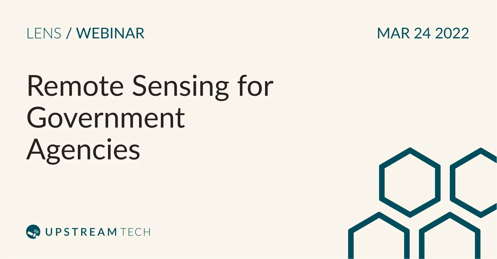 Remote sensing for government agencies