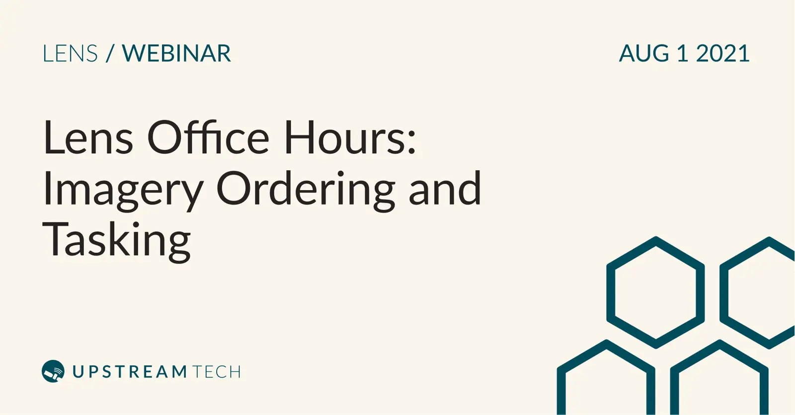 Lens office hours: imagery ordering and tasking