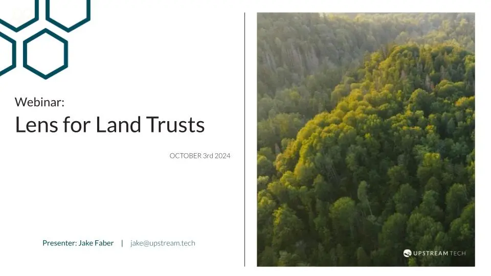 Lens for land trusts 2024