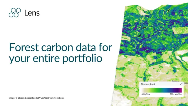 Forest carbon data for your entire Lens portfolio