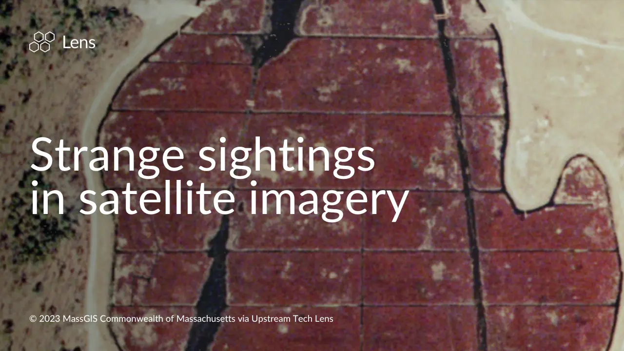 Strange sightings in satellite imagery