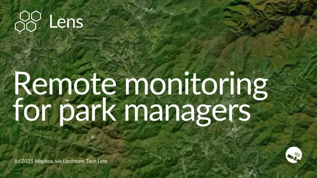 Remote forest and vegetation monitoring for park managers