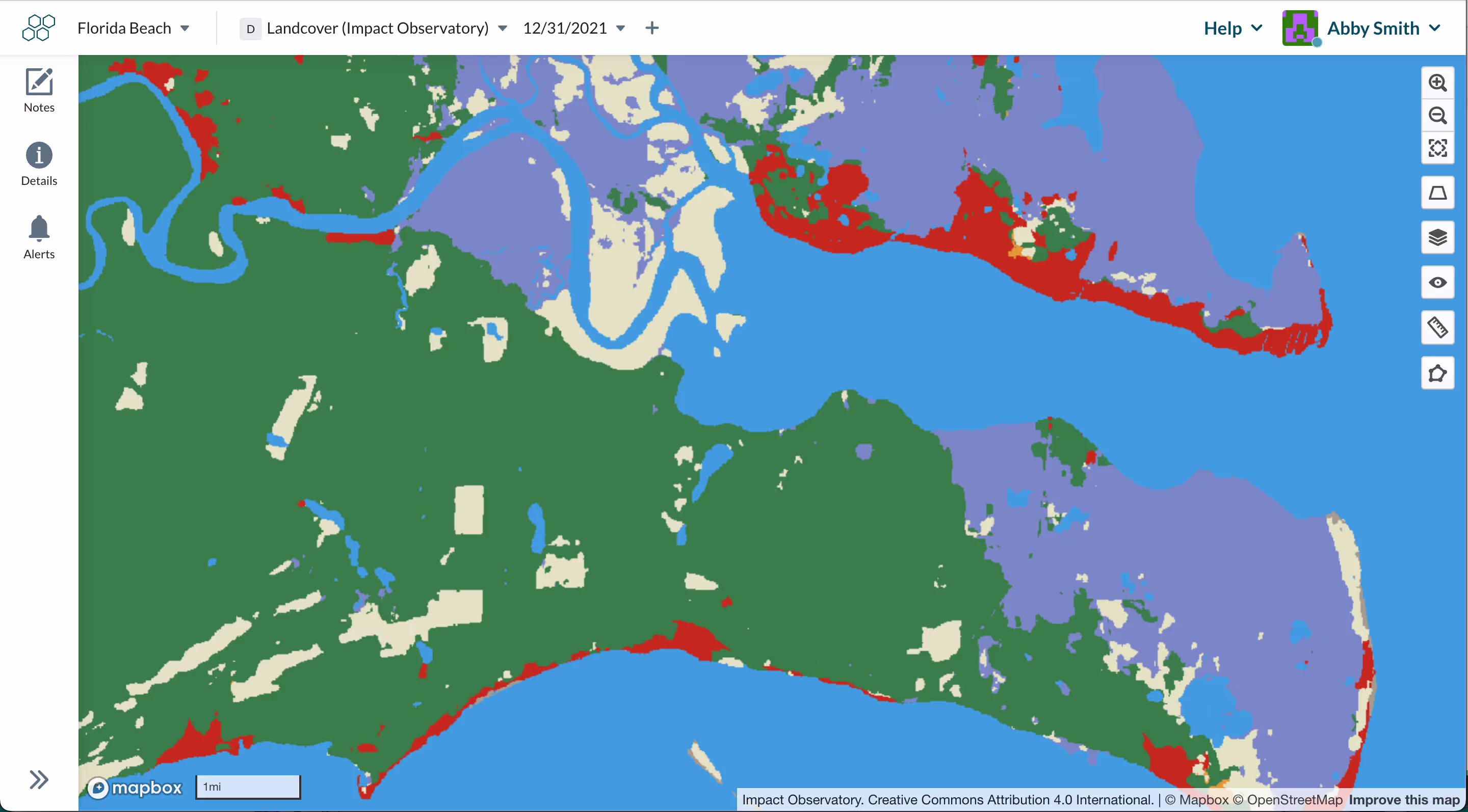 Impact Observatory landcover data now available in the Lens Library