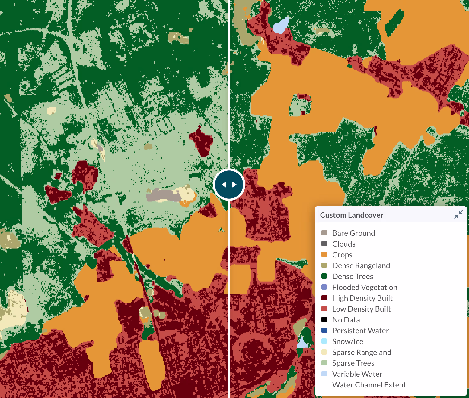 Monitor Change with New Custom Land Use Land Cover Change Maps from Impact Observatory 