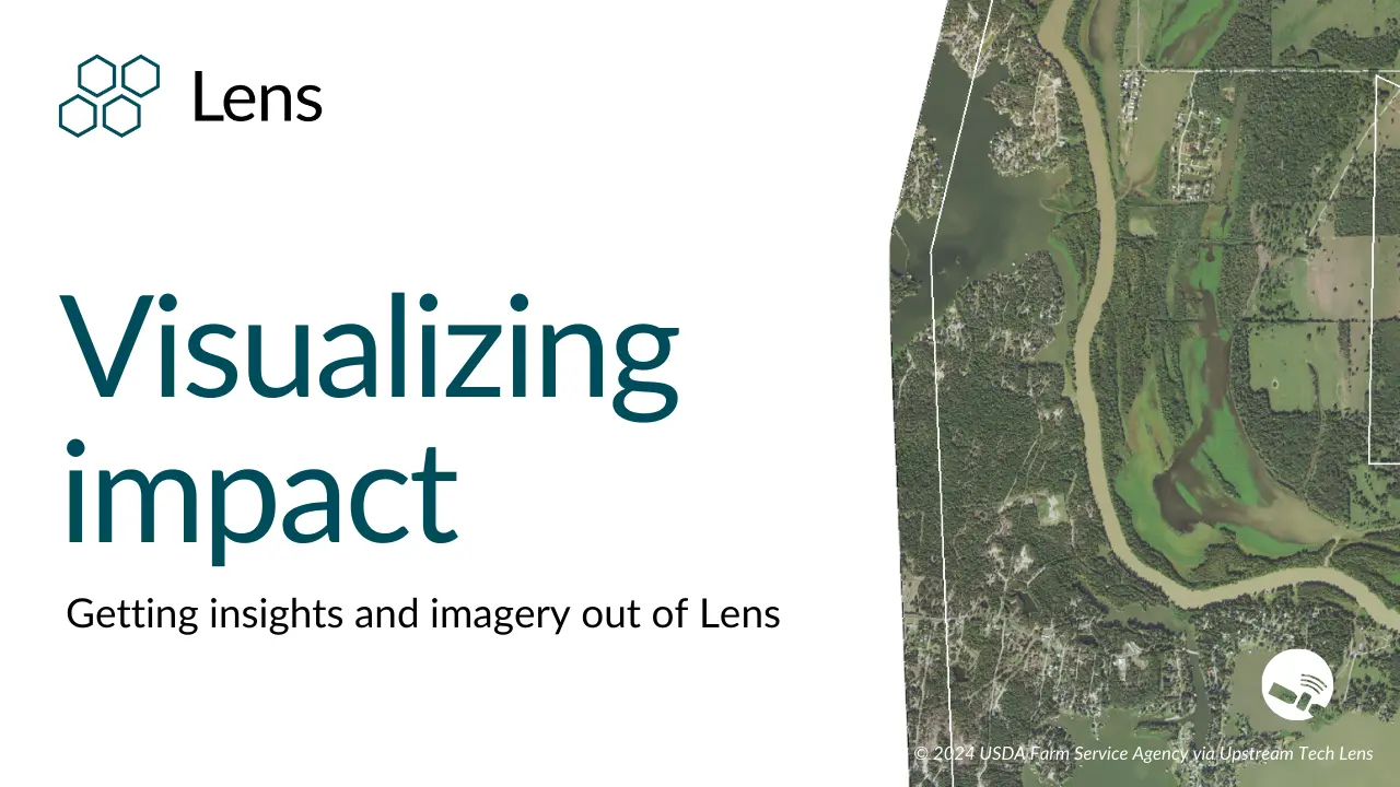 Visualizing impact: Export, share, and integrate geospatial data from Lens