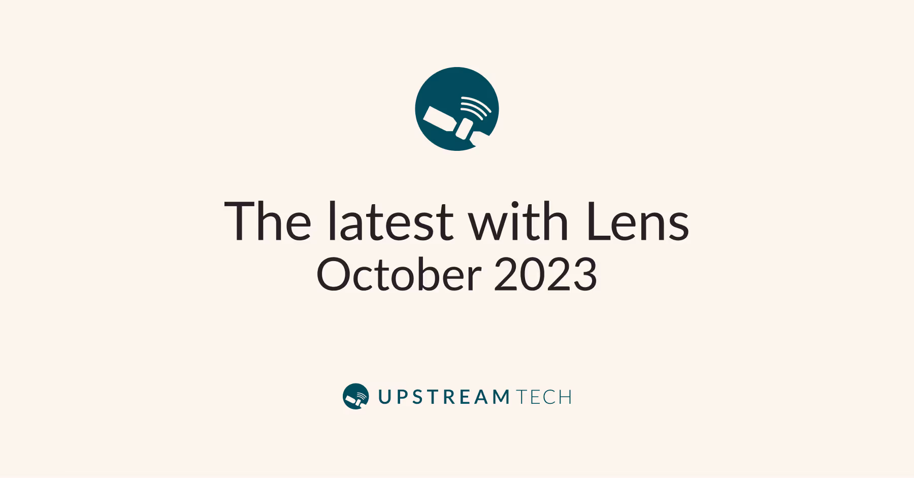 The latest with Lens: October 2023