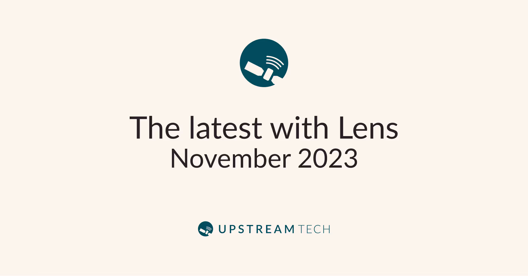 The latest with Lens: November 2023