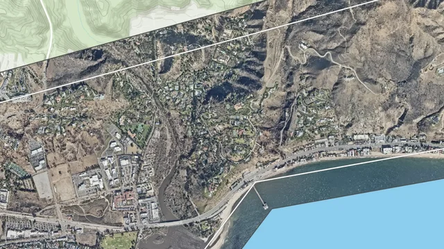 Access NOAA aerial imagery for damage assessment & disaster response in Lens