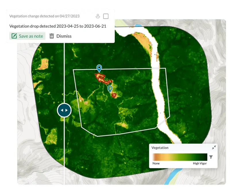 Carbon change detection preview